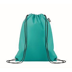 Stahovací batoh z RPET, tyrkysová