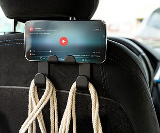 Stojánek na mobil do auta, černá