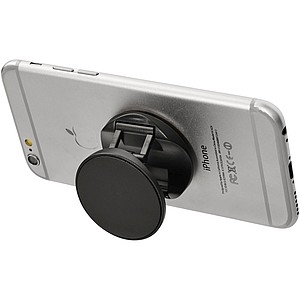 Stojánek na telefon s úchytem, černá