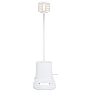 Stolní lampa a organizér s bezdrátovou nabíječkou