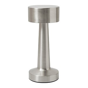 Stolní lampa z nerezové oceli, stříbrná - reklamní předměty