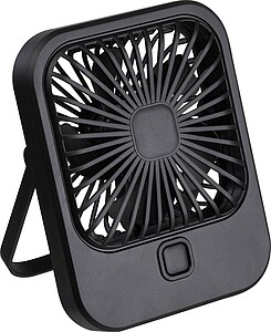 Stolní ventilátor, černá - reklamní předměty