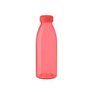 TAPURA Plastová láhev na vodu z transparentního RPET, objem 500 ml, červená - reklamní předměty
