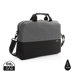 Taška na notebook, RFID, šedá - tašky s potiskem