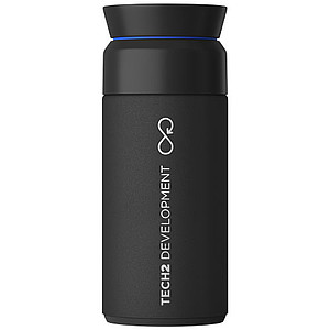 Termo láhev 350ml, z recyklovaných materiálů, černá