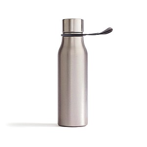 Termo láhev na pití, 450ml, stříbrná