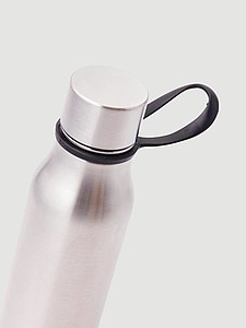 Termo láhev na pití, 450ml, stříbrná