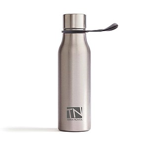 Termo láhev na pití, 450ml, stříbrná