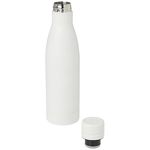 Termo láhev na pití, 500ml, z recyklované nerezové oceli, bílá