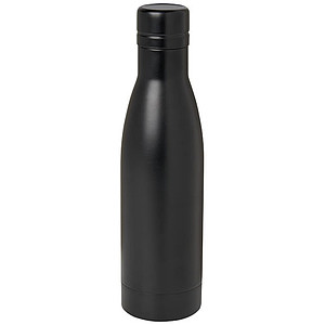 Termo láhev na pití, 500ml, z recyklované nerezové oceli, černá
