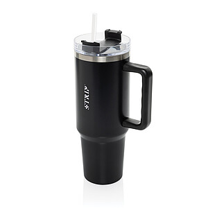 Termohrnek 1200ml recyklované nerezové oceli, černá
