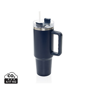 Termohrnek 1200ml recyklované nerezové oceli, námořní modrá - termohrnek s vlastním potiskem