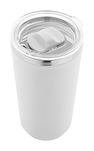 Termohrnek 500ml, nerez, plast, bílý
