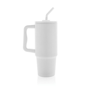 Termohrnek 900 ml z RCS recyklované nerezové oceli, bílá