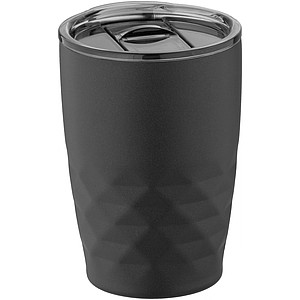 Termohrnek, objem 350 ml, černá - termohrnek s vlastním potiskem