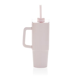 Termohrnek s madlem 900ml z RCS recyklovaného plastu, růžová