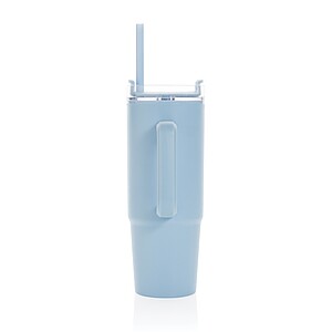 Termohrnek s madlem 900ml z RCS recyklovaného plastu, světle modrá