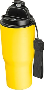 Termohrnek z nerezové oceli 550 ml, žlutá