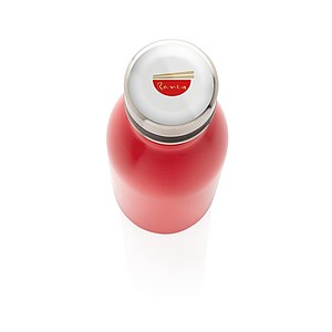Termoláhev z nerezu, 500ml, červená
