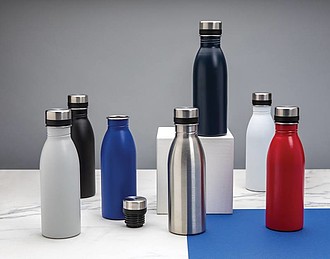 Termoláhev z nerezu, 500ml, stříbrná