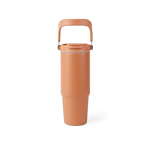 Termolahev z RCS recyklované nerezové oceli 880ml, oranžová