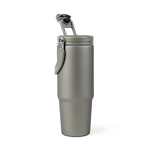 Termolahev z RCS recyklované nerezové oceli 880ml, šedá