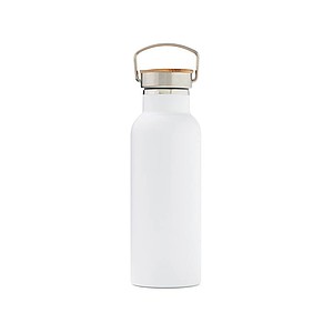 Termoska 500ml, s poutkem, bílá - reklamní předměty