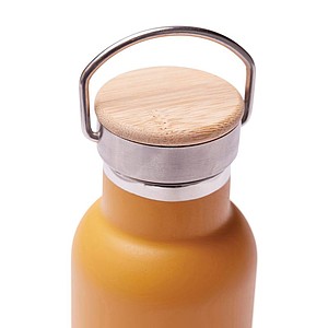 Termoska 500ml, s poutkem, žlutá