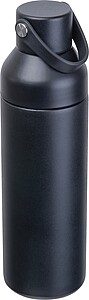 Termoska s dvojitým otvíráním 480 ml, černá - reklamní předměty