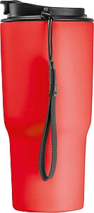 Termoska z nerezové oceli 550 ml, červená