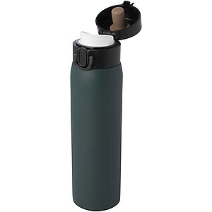 Termoska z recyklované nerezové oceli, 450ml, zelená