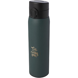 Termoska z recyklované nerezové oceli, 450ml, zelená