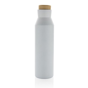 Termoska z recyklované oceli, objem 500 ml, bílá