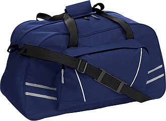 TOGO Sportovní taška na zip, modrá - tašky s potiskem