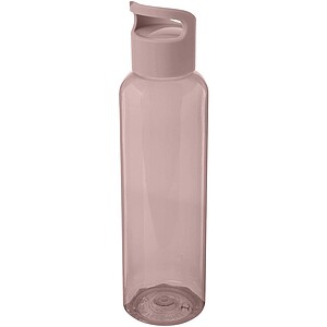 Transparentní láhev na pití, 650ml, jemně růžová