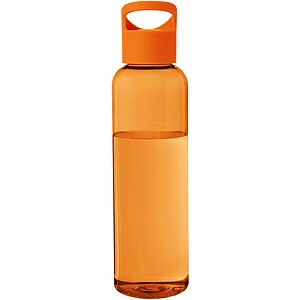 Transparentní láhev na pití, 650ml, oranžová