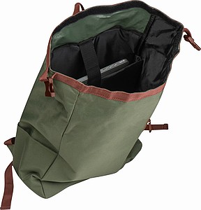 Trendy batoh z RPET, khaki zelený