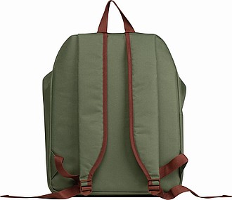 Trendy batoh z RPET, khaki zelený