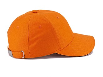 Trendy čepice se sendvičovým kšiltem, oranžová
