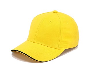 Trendy čepice se sendvičovým kšiltem, žlutá