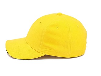 Trendy čepice se sendvičovým kšiltem, žlutá