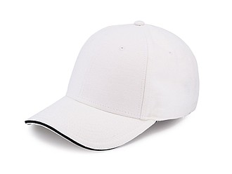 Trendy kšiltovka se sendvičovým kšiltem, bílá