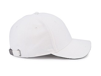 Trendy kšiltovka se sendvičovým kšiltem, bílá