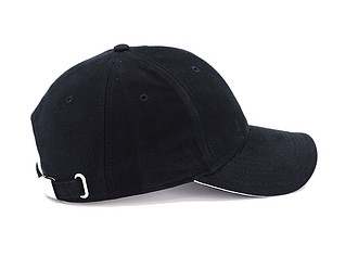 Trendy kšiltovka se sendvičovým kšiltem, černá