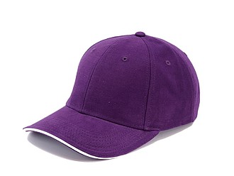 Trendy kšiltovka se sendvičovým kšiltem, fialová