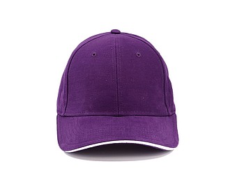 Trendy kšiltovka se sendvičovým kšiltem, fialová