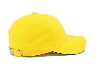 Trendy kšiltovka se sendvičovým kšiltem, žlutá