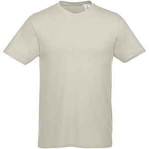 Tričko Heros s krátkým rukávem, unisex, světle šedá, XL