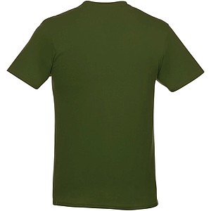 Tričko Heros s krátkým rukávem, unisex, vojenská zelená světlá, XXS