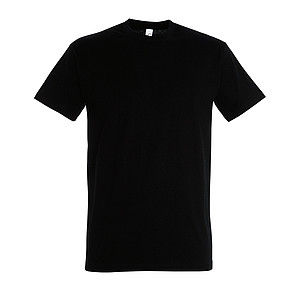 Tričko SOLS IMPERIAL MEN, černá, XL - firemní trička s potiskem